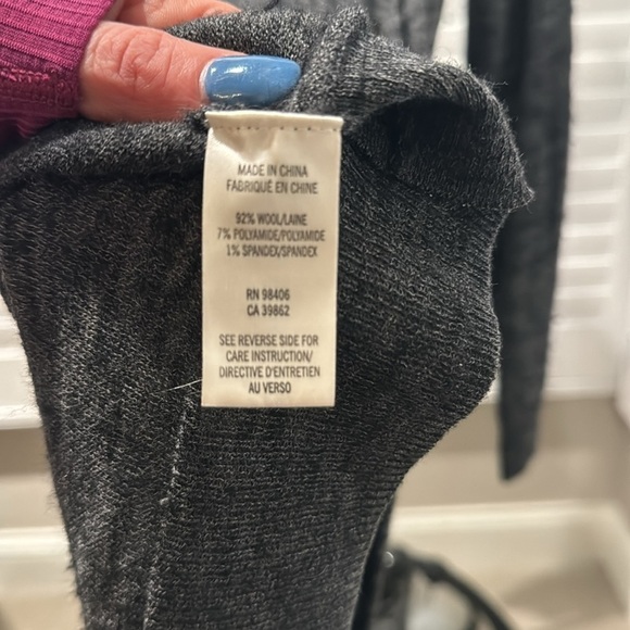 Theory Womens Gray Wool Maritza B New Steady Cardigan Sweater Large - Picture 3 of 5